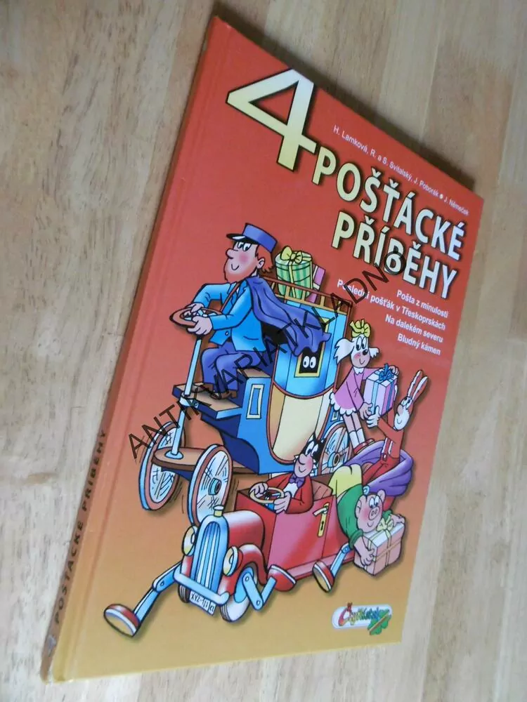 4 POŠŤÁCKÉ PŘÍBĚHY, ČTYŘLÍSTEK, JAROSLAV NĚMEČEK, LAMKOVÁ, POBORÁK