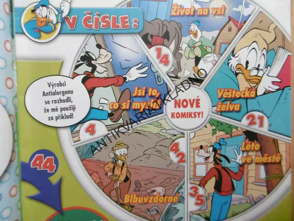 KAČER DONALD, 12/09, komiks DISNEY
