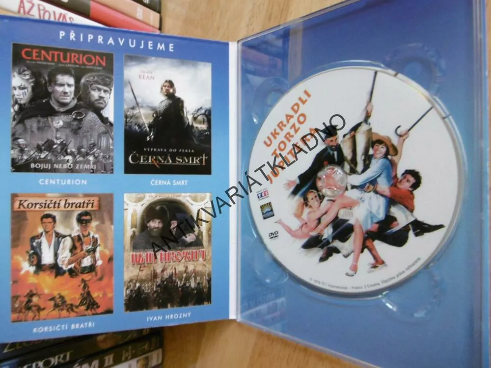 UKRADLI TORZO JUPITERA, DVD FILM