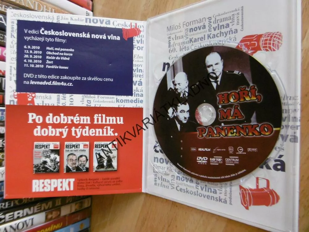 HOŘÍ MÁ PANENKO, DVD FILM
