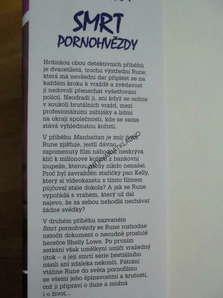 SMRT PORNOHVĚZDY, MANHATTAN JE MŮJ ŽIVOT, JEFFERY DEAVER, **an