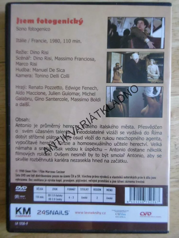 JSEM FOTOGENICKÝ, DVD FILM