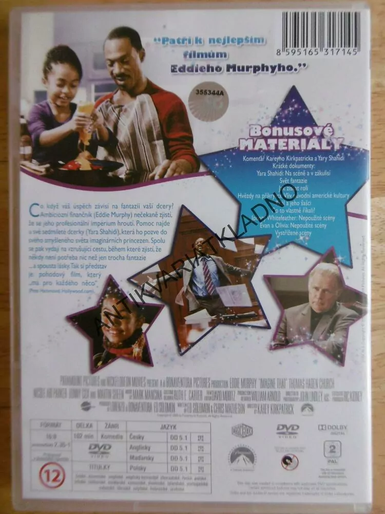 TAK SI PŘEDSTAV, EDDIE MURPHY, DVD FILM