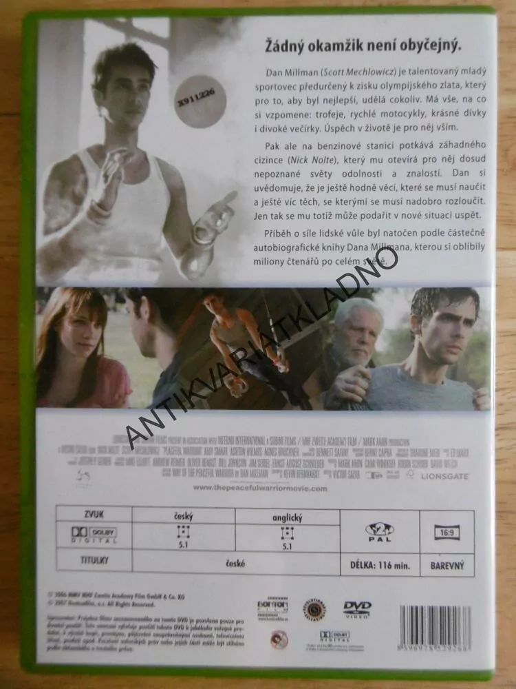 POKOJNÝ BOJOVNÍK, NICK NOLTE, DVD FILM