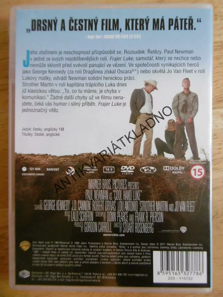 FRAJER LUKE, PAUL NEWMAN, DVD FILM