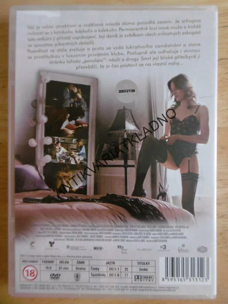 DENÍK NYMFOMANKY, DVD FILM