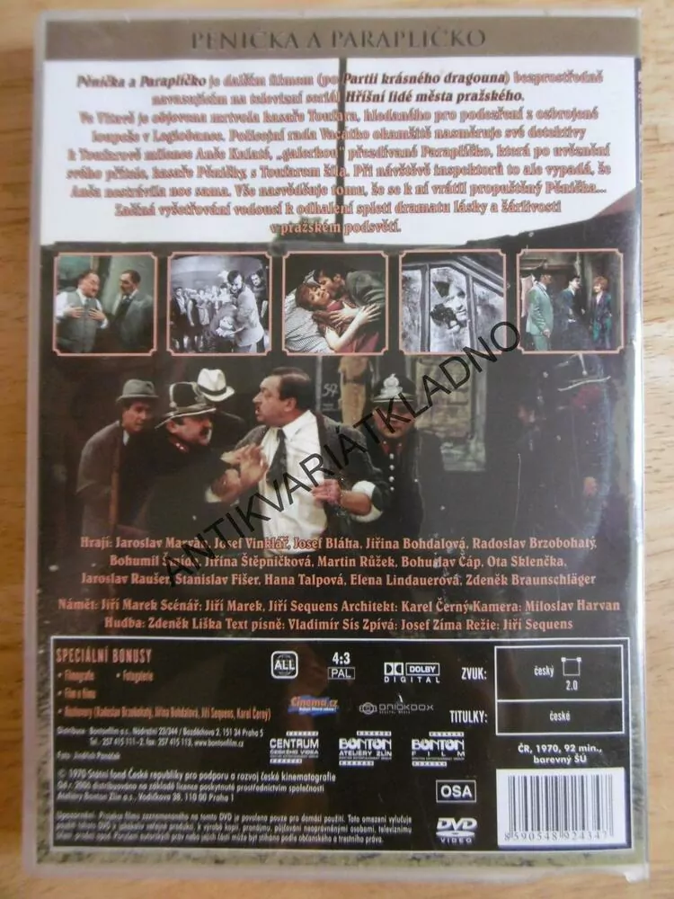 PĚNIČKA A PARAPLÍČKO DVD FILM