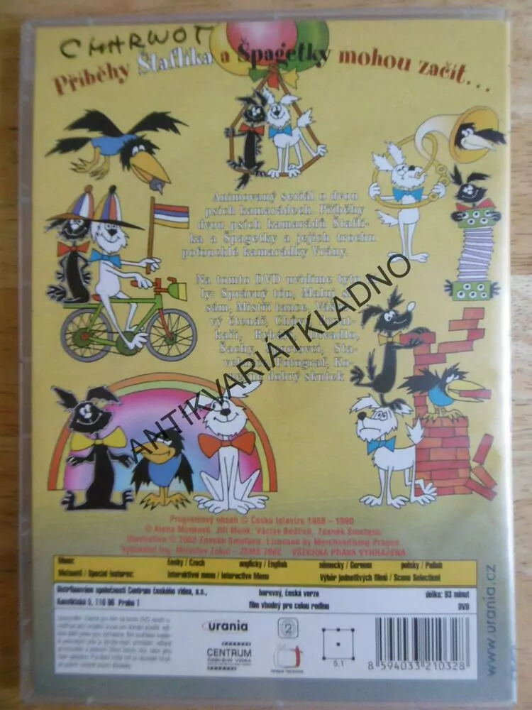 ŠTAFLÍK A ŠPAGETKA, DVD FILM