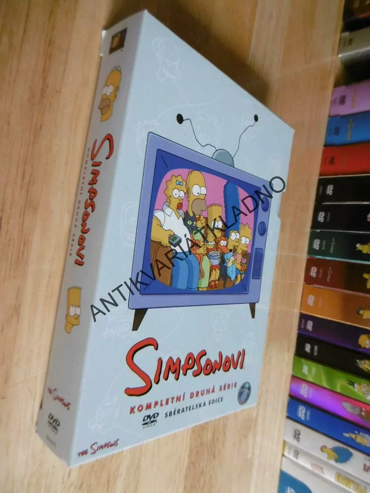 SIMPSONOVI, KOMPLETNÍ DRUHÁ SÉRIE, 3 DVD FILM