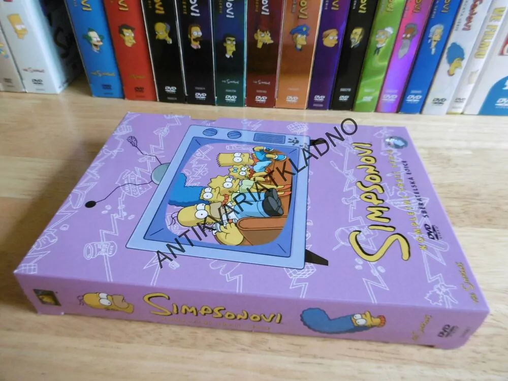 SIMPSONOVI, KOMPLETNÍ TŘETÍ SÉRIE, 3 DVD FILM