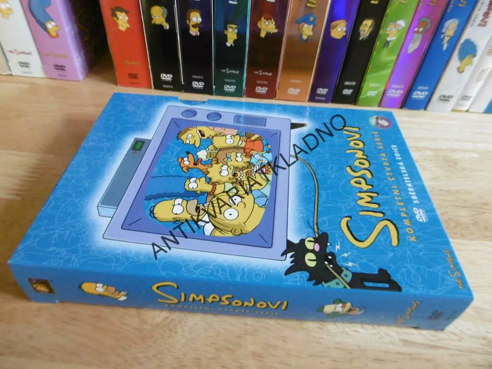 SIMPSONOVI, KOMPLETNÍ ČTVRTÁ SÉRIE, 3 DVD FILM