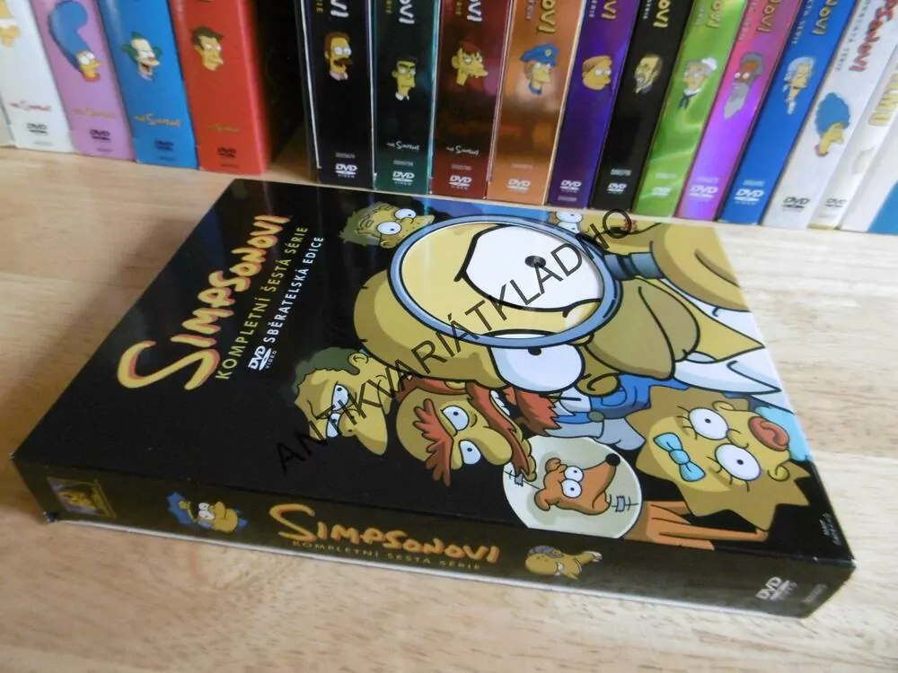 SIMPSONOVI, KOMPLETNÍ ŠESTÁ SÉRIE, 3 DVD FILM