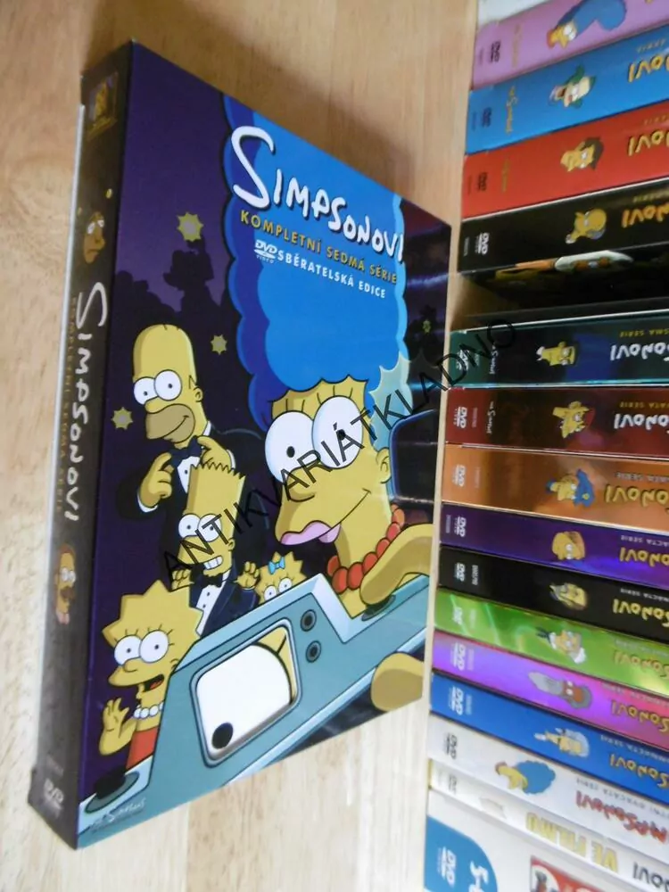 SIMPSONOVI, KOMPLETNÍ SEDMÁ SÉRIE, 3 DVD FILM