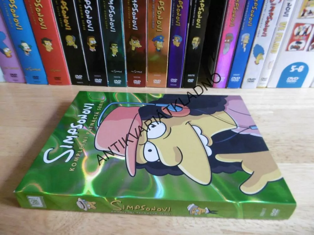 SIMPSONOVI, KOMPLETNÍ PATNÁCTÁ SÉRIE, 3 DVD FILM