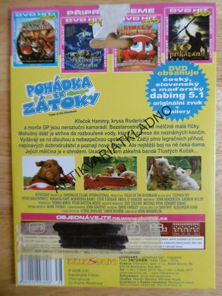 POHÁDKA ZE ZÁTOKY, DVD FILM 