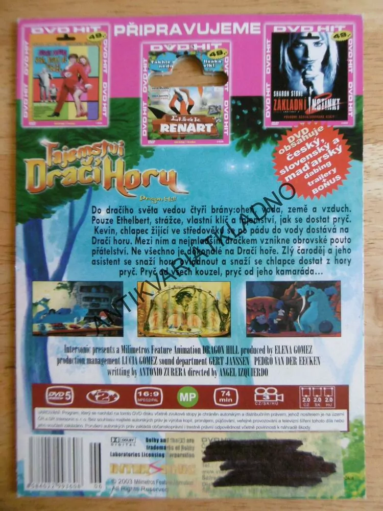 TAJEMSTVÍ DRAČÍ HORY, DVD FILM 