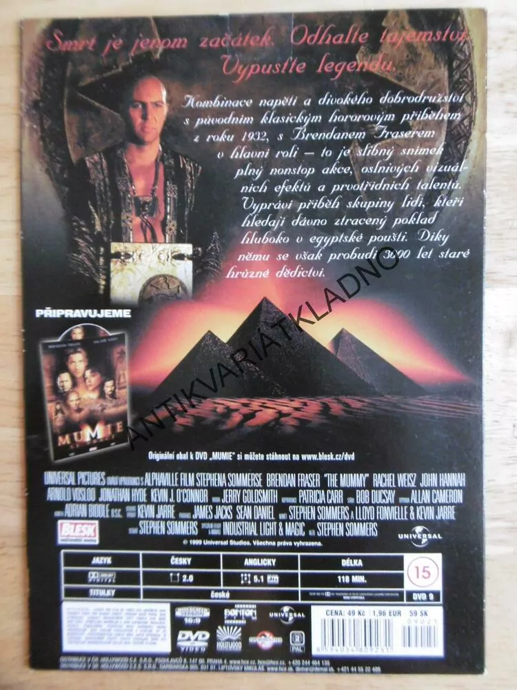 MUMIE, DVD FILM 