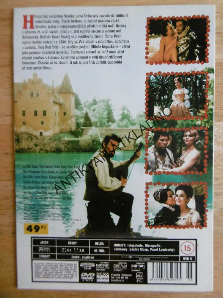 SVATBY PANA VOKA 3., DVD FILM  ČR