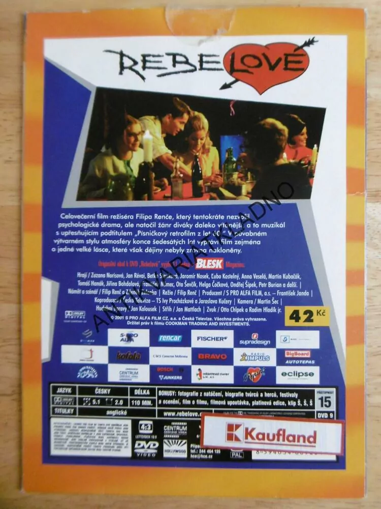 REBELOVÉ, FILIP RENČ, DVD FILM