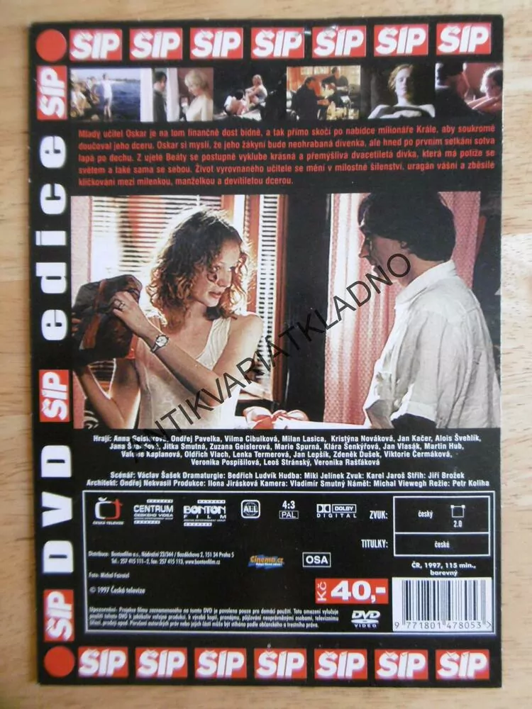 VÝCHOVA DÍVEK V ČECHÁCH, DVD FILM 