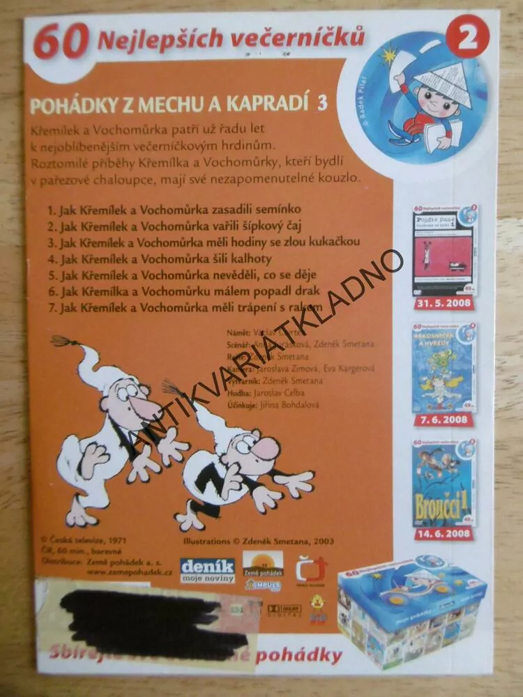 POHÁDKY Z MECHU A KAPRADÍ 3, DVD FILM