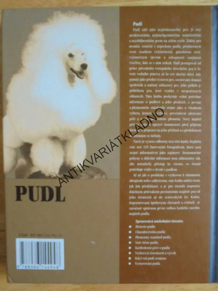 PUDL, PŘÍRUČKA PRO CHOVATELE PSŮ, PES, CLARK