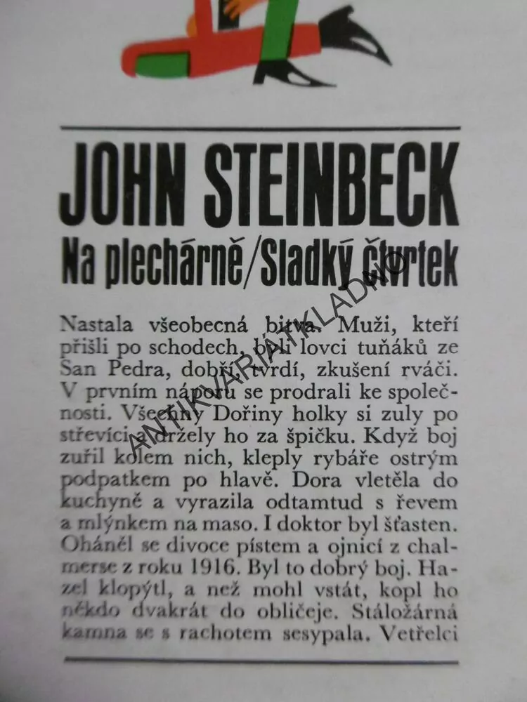 NA PLECHÁRNĚ, SLADKÝ ČTVRTEK, JOHN STEINBECK, ADOLF BORN