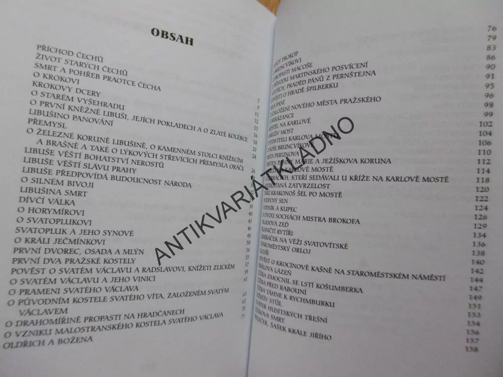 TAJEMNÉ POVĚSTI ČESKÉ, PHDR. BŘETISLAV NIKL, **an