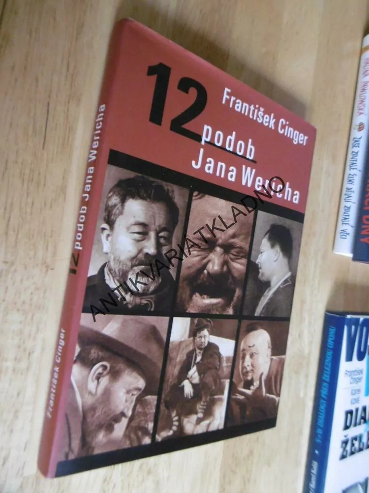 12 PODOB JANA WERICHA, FRANTIŠEK CINGER- AUTOGRAM, HEREC JAN WERICH