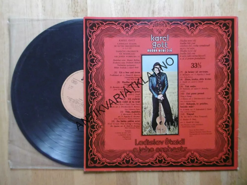 GRAMODESKA - KAREL GOTT, HUDBA NENÍ ZLÁ