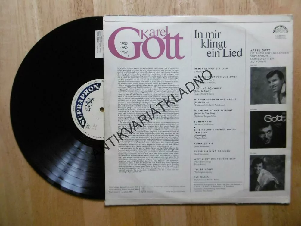 GRAMODESKA - KAREL GOTT,  IN MIR KLINGT EIN LIED