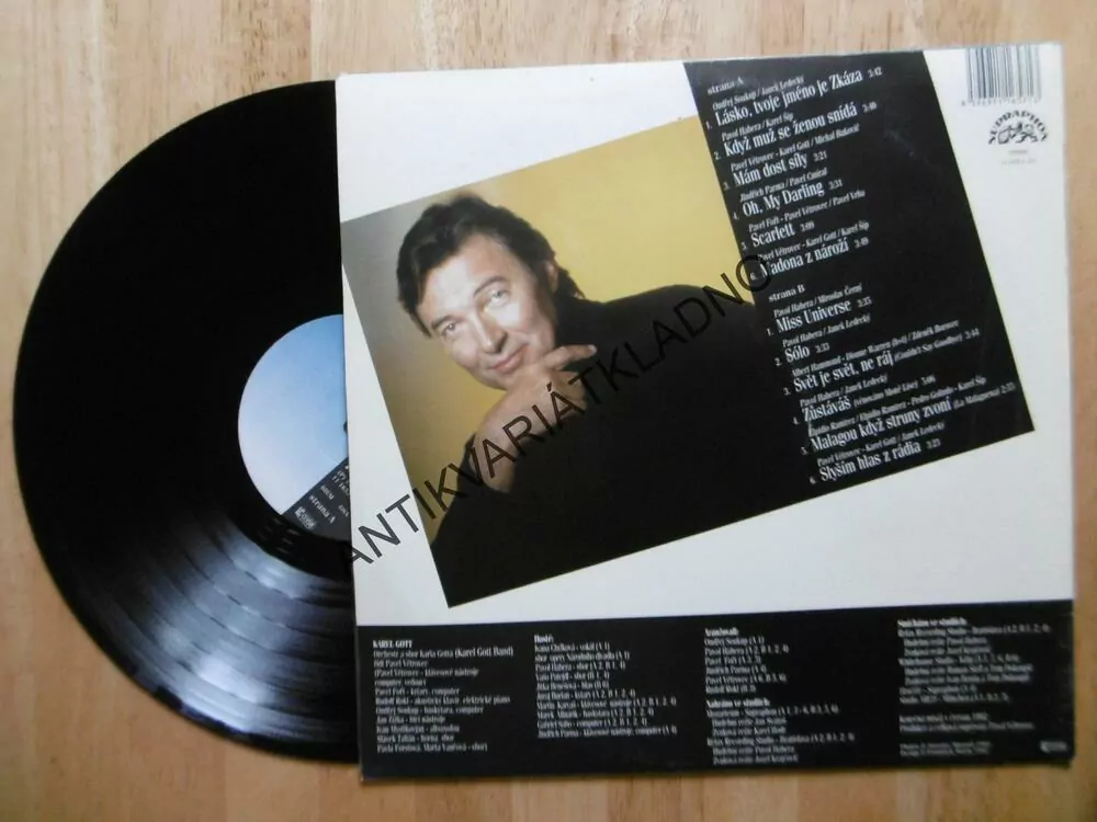 GRAMODESKA - KAREL GOTT, KDYŽ MUŽ SE ŽENOU SNÍDÁ