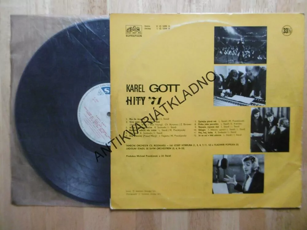 GRAMODESKA - KAREL GOTT, HITY ´71