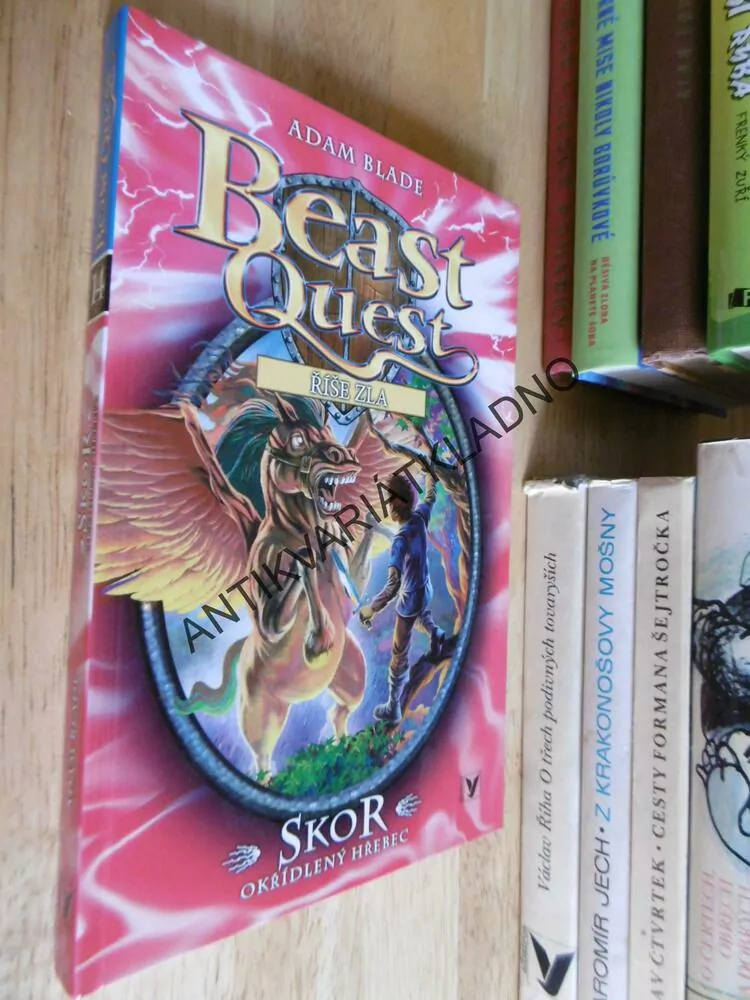 BEAST QUEST, ŘÍŠE ZLA, ADAM NLADE, SKOR, OKŘÍDLENÝ HŘEBEC, **an