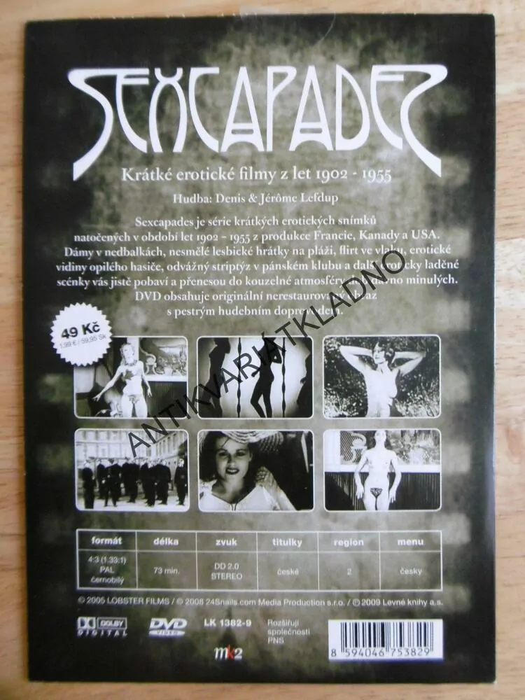 SEXCAPADE 2, DVD FILM