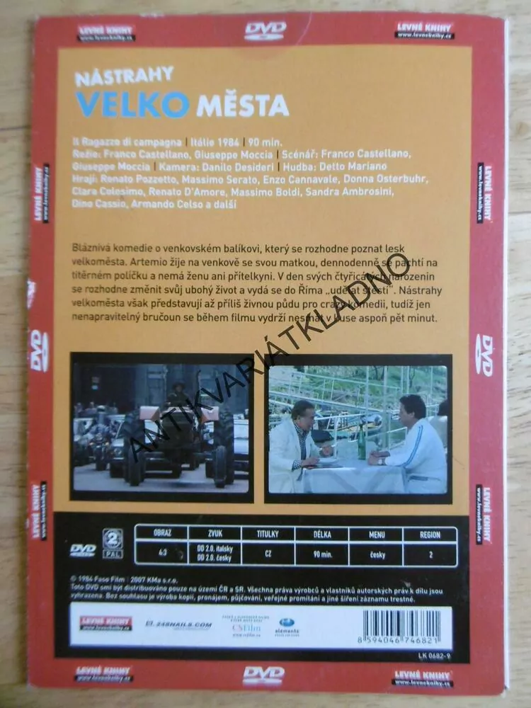 NÁSTRAHY VELKOMĚSTA, DVD FILM