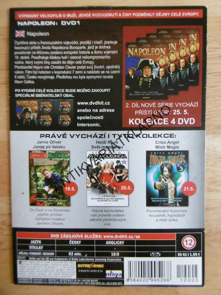 NAPOLEON 1., DVD FILM