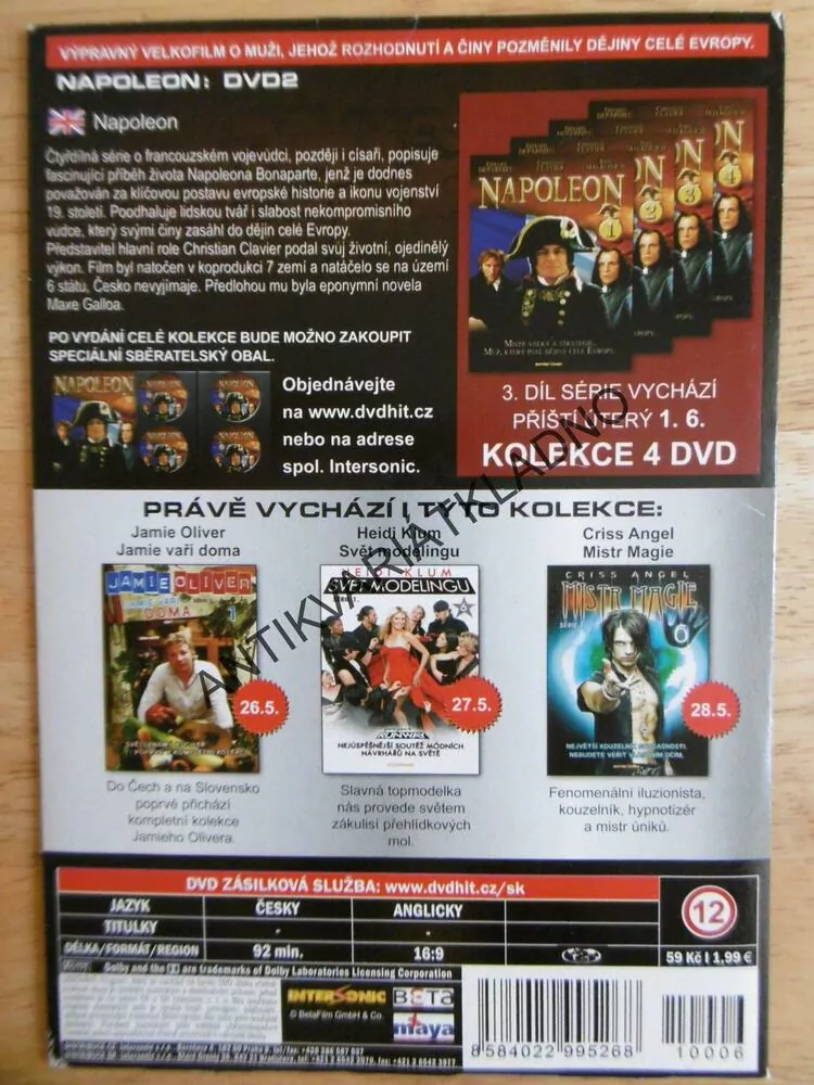 NAPOLEON 2., DVD FILM