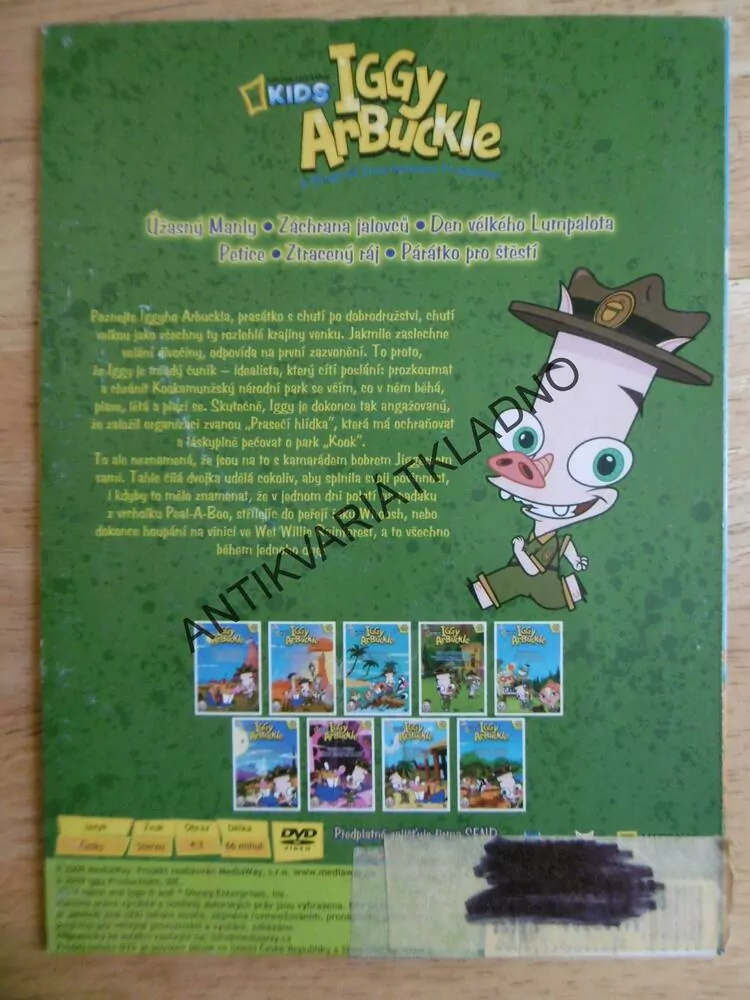 IGGY ARBUCKLE, ÚŽASNÝ MANLY, DVD FILM 
