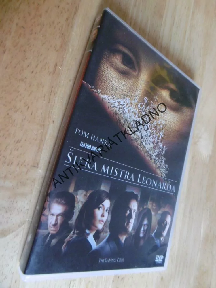 ŠIFRA MISTRA LEONARDA, TOM HANKS, DVD FILM