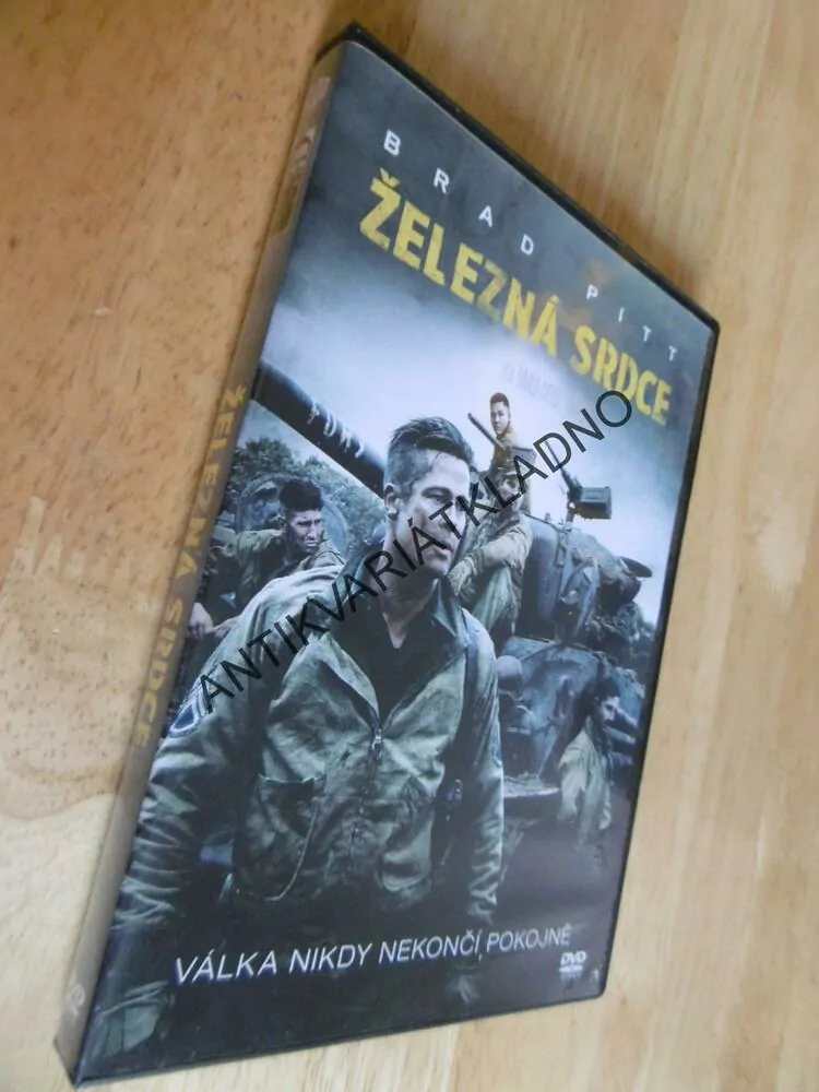 ŽELEZNÁ SRDCE, BRAD PITT, DVD FILM