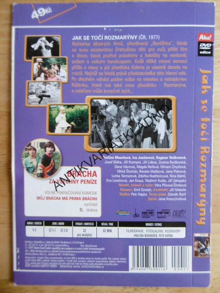 JAK SE TOČÍ ROZMARÝNY, DVD FILM 