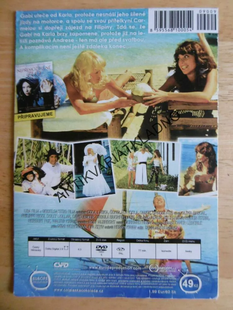 COLA, LÁSKA, ČOKOLÁDA, DVD FILM 