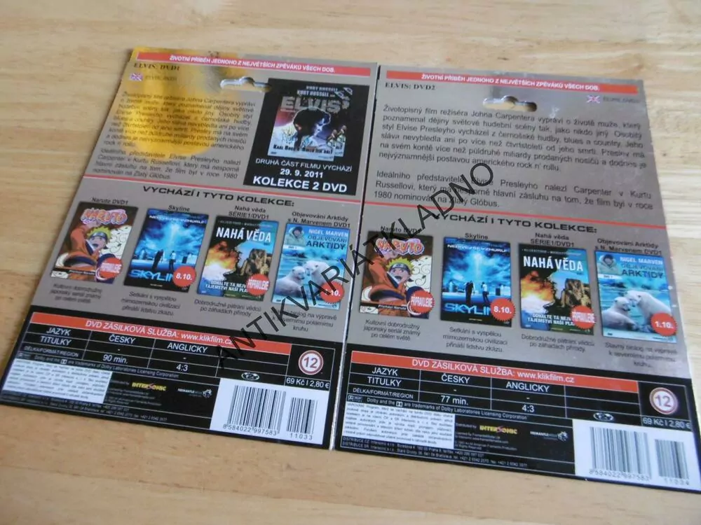 ELVIS, KRÁL ROCK´N´ROLLU ŽIJE DÁL, DVD FILM