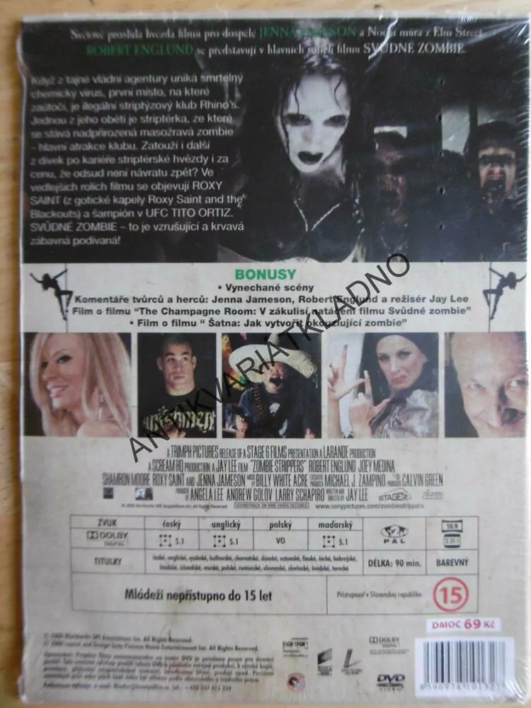 SVŮDNÉ ZOMBIE, DVD FILM 