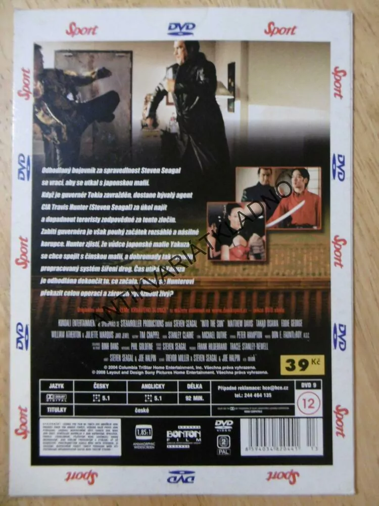ZEMĚ KRVAVÉHO SLUNCE, SEAGAL, DVD FILM 