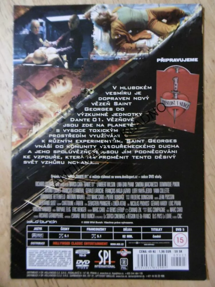 DANTE 01, DVD FILM 