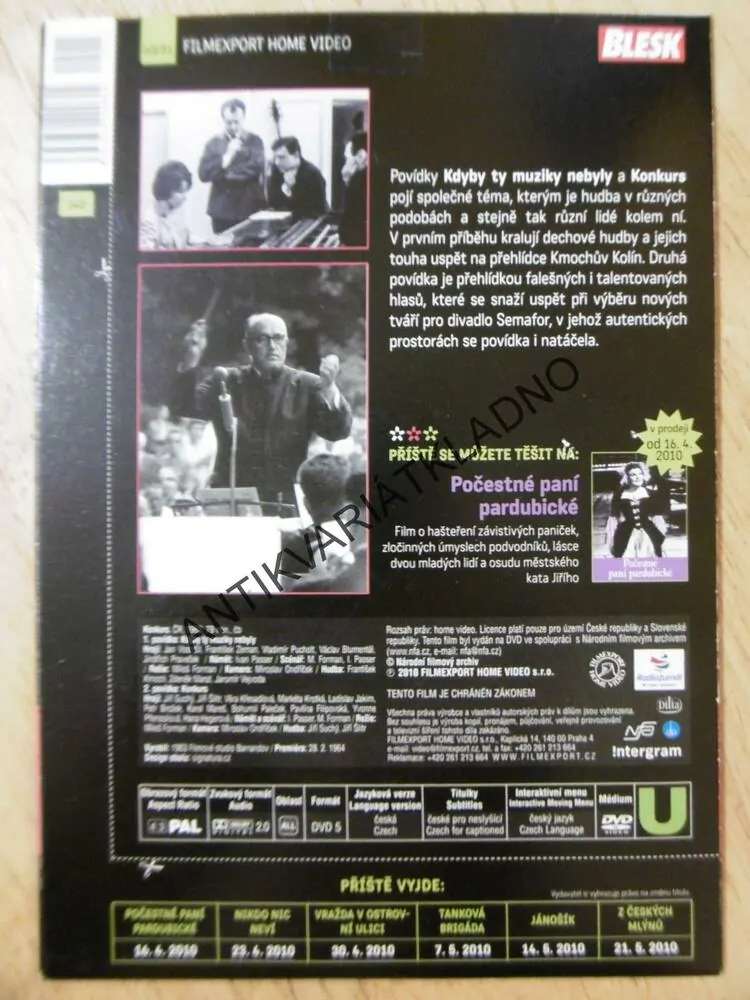KONKURS, DVD FILM 