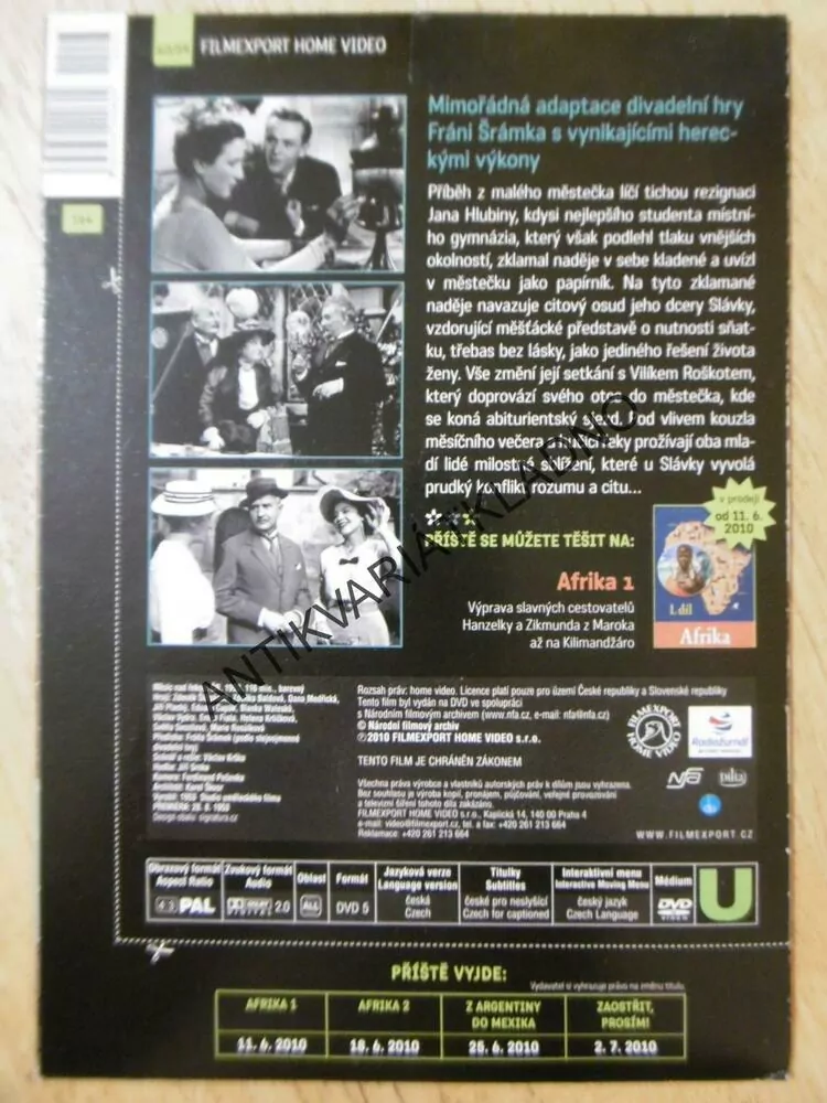 MĚSÍC NAD ŘEKOU, DVD FILM 