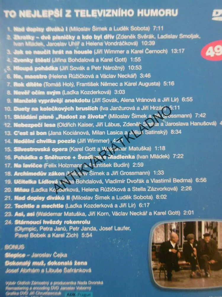 TO NEJLEPŠÍ Z TELEVIZNÍHO HUMORU, DVD FILM